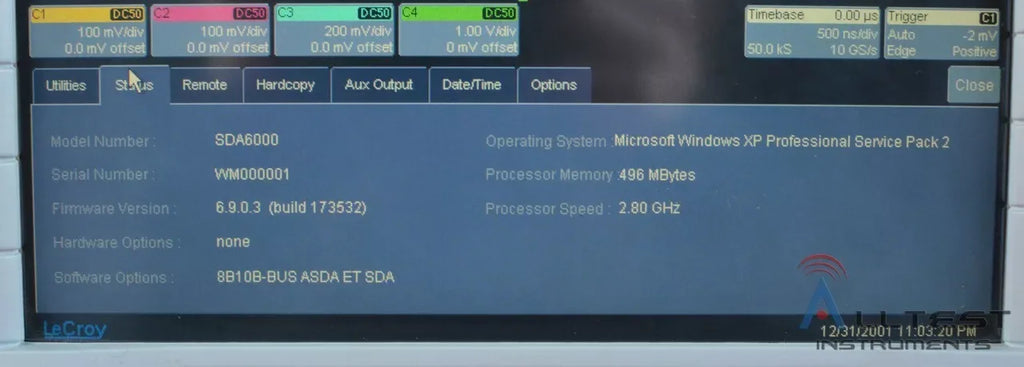 LeCroy SDA6020 Serial Data Analyzer - ZYYKZ Test Equipment
