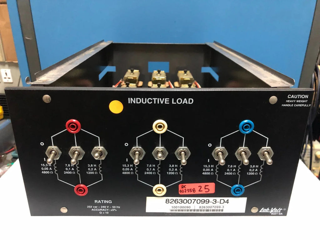 Lab-Volt 8321-0A Inductive Load Module for Electrical Training - ZYYKZ Test Equipment