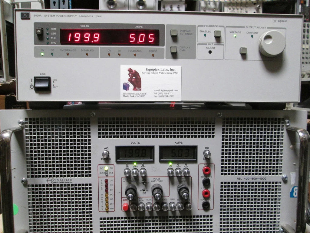 Agilent 6010A Adjustable DC Power Supply, 0-30V, 0-3A - ZYYKZ Test Equipment