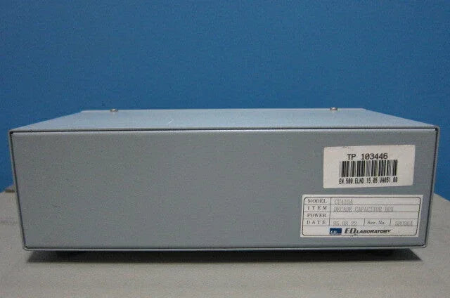 Decade Capacitor Box for Electrodynamic Laboratories - Precision Capacitance Calibration - ZYYKZ Test Equipment