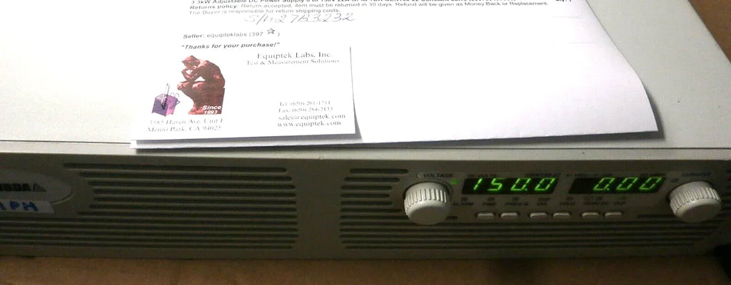 TDK Lambda Adjustable 150 VDC Precision Power Supply - ZYYKZ Test Equipment