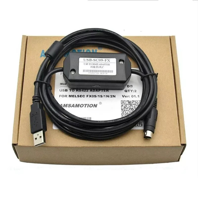 Mitsubishi USB-SC09-FX USB PLC Programming Cable for FX Series - ZYYKZ Test Equipment