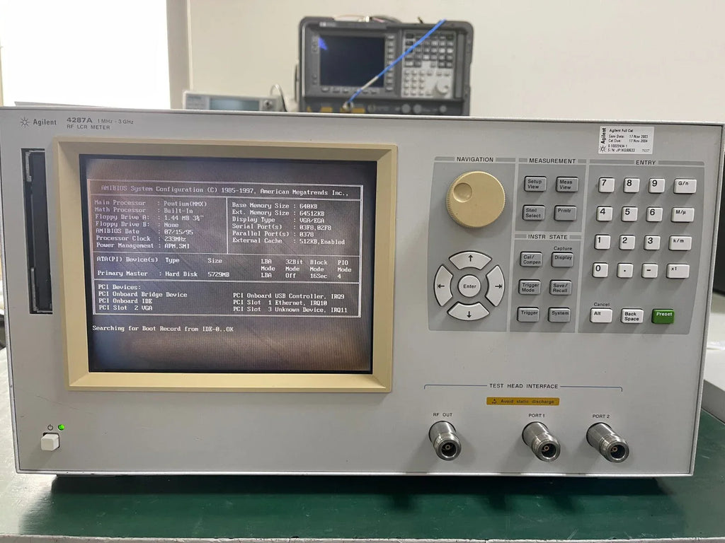 Agilent 4287A Precision RF LCR Meter for Component Testing - ZYYKZ Test Equipment