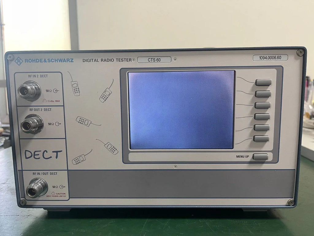 ROHDE & SCHWARZ CTS60 DECT Radio Communication Tester with Options K6 and K62 - ZYYKZ Test Equipment