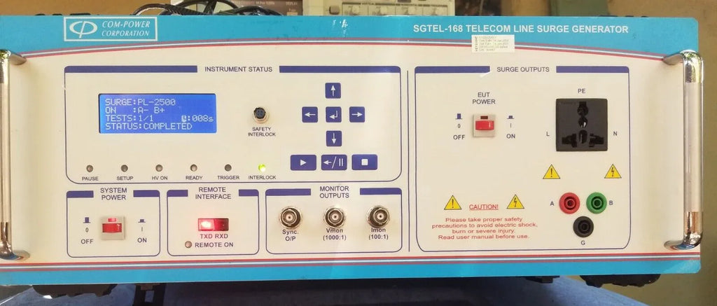 Com-Power Surge Transients Generator for FCC TIA-968-B Compliance Testing - ZYYKZ Test Equipment