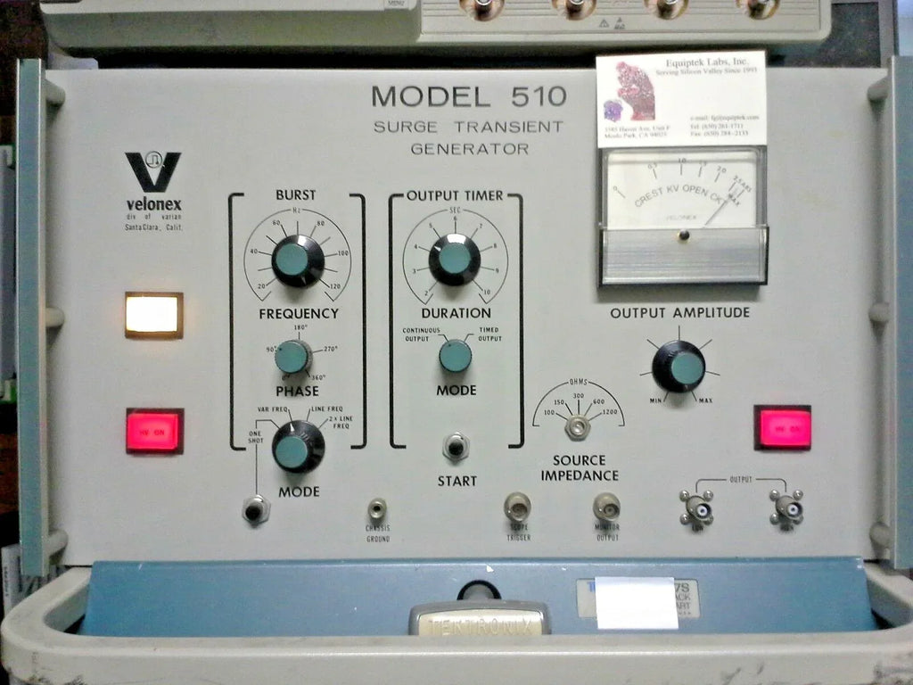 Velonex 510 Surge Transient Generator - High Voltage Test Equipment - ZYYKZ Test Equipment