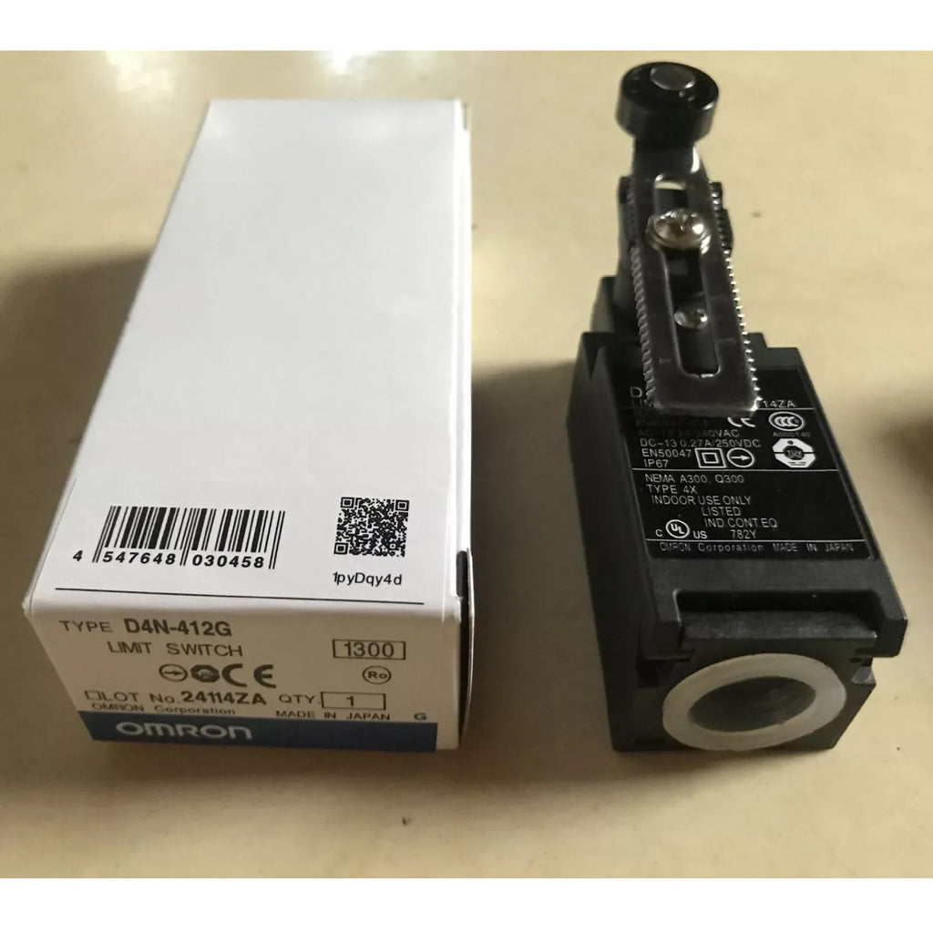 Omron D4N-412G Industrial Limit Switch - New In Box - ZYYKZ Test Equipment