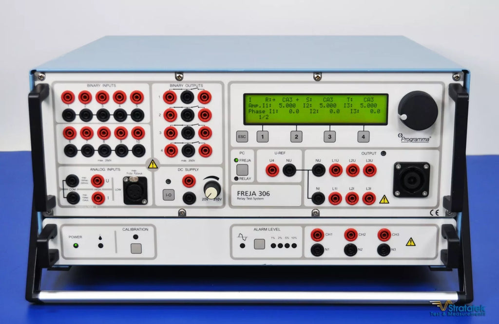 Programma FREJA 306 Relay Test System with Amplifier