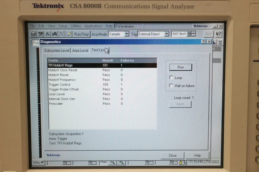 Keysight CSA8000B Communication Signal Analyzer Mainframe - ZYYKZ Test Equipment