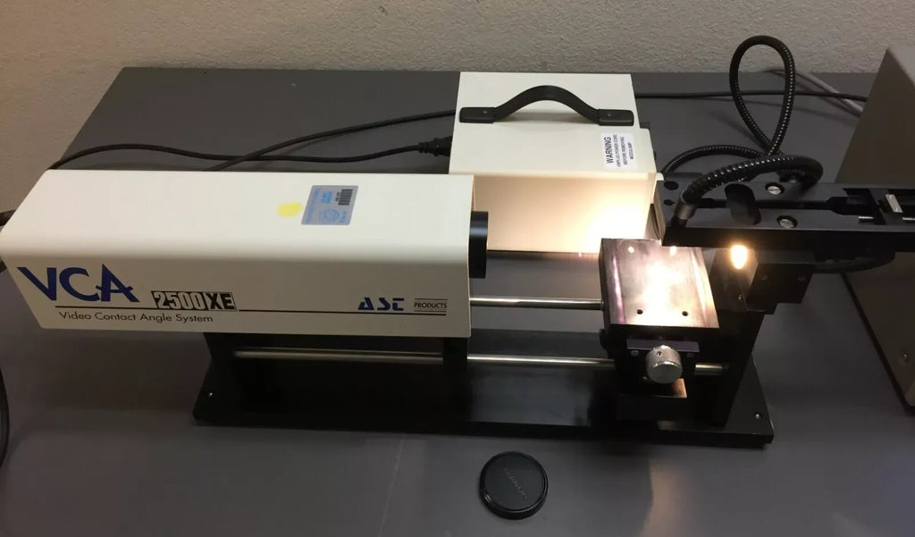 AST VCA 2500XE Video Contact Angle Measurement System with Monitor & Illuminator - ZYYKZ Test Equipment