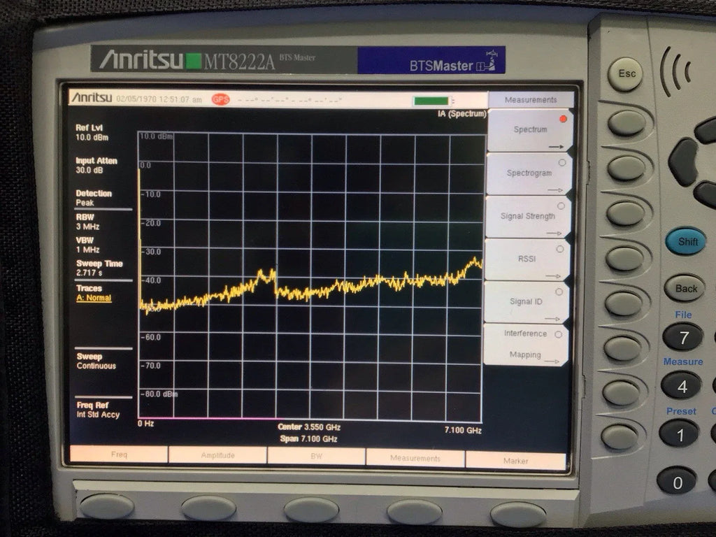 Anritsu MT8222A Master Handheld Vector Network Analyzer 100 kHz–7.1 GHz - ZYYKZ Test Equipment