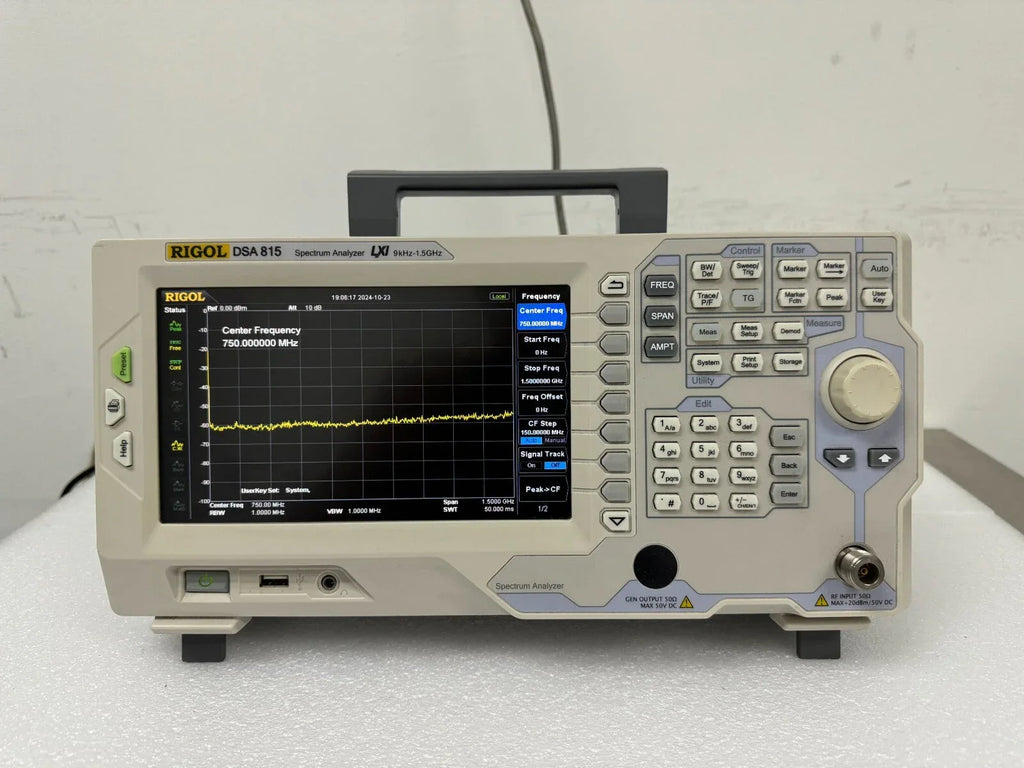Rigol DSA815 Spectrum Analyzer 9 kHz - 1.5 GHz - ZYYKZ Test Equipment