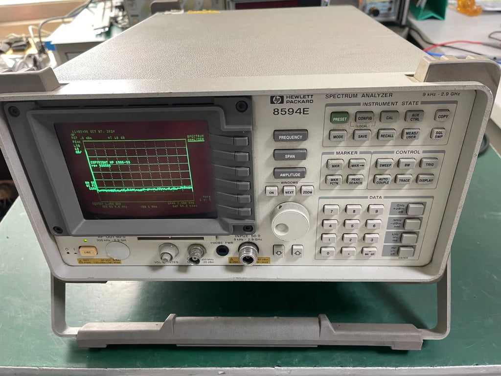 Agilent 8594E Portable Spectrum Analyzer 9 kHz to 2.9 GHz - ZYYKZ Test Equipment