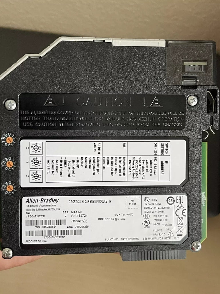 Allen-Bradley 1756-EN2TR Series C Ethernet/IP Communication Module - ZYYKZ Test Equipment