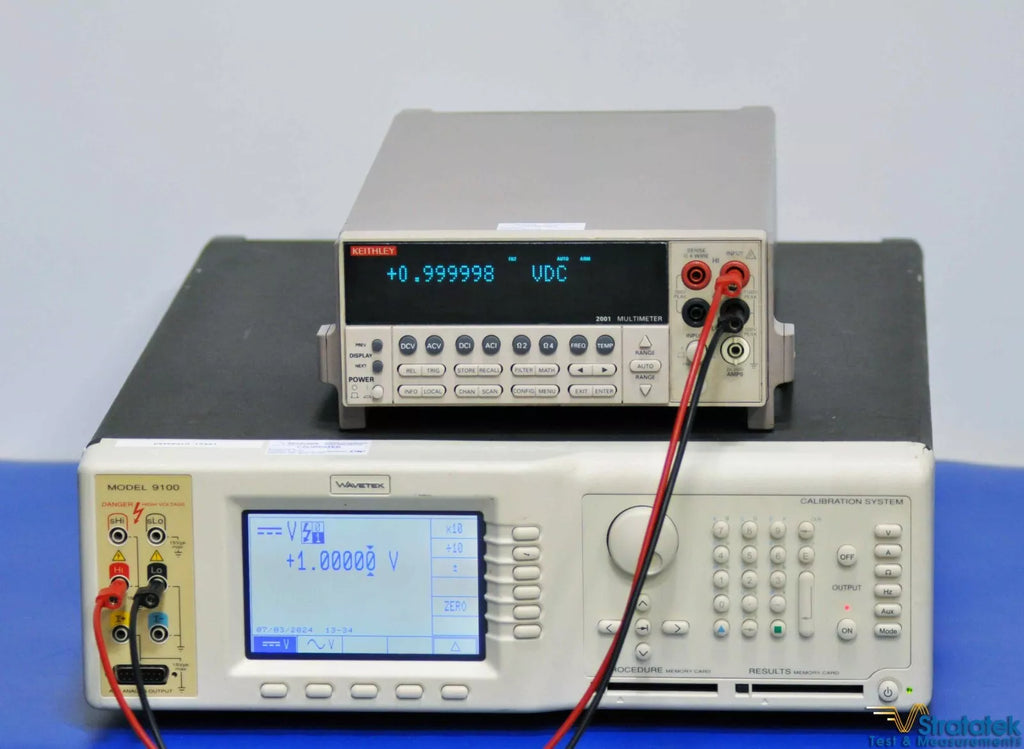 Wavetek Fluke 9100 Multifunction Calibration System - Calibrated Data