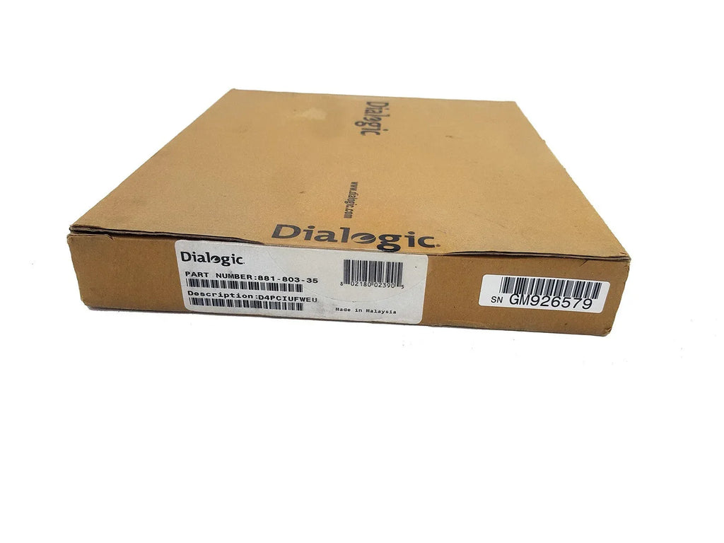 Dialogic D4PCIUFEQEU High-Performance Media Board for Telephony Systems - ZYYKZ Test Equipment