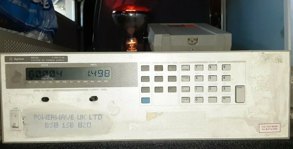 HP 6654A Precision 60V DC Laboratory Power Supply - ZYYKZ Test Equipment