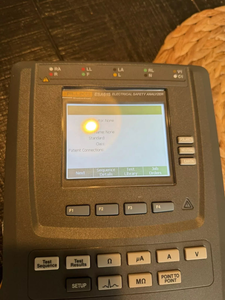 Fluke ESA615 EU Electrical Safety Analyzer 230V (Calibrated 2024) - ZYYKZ Test Equipment