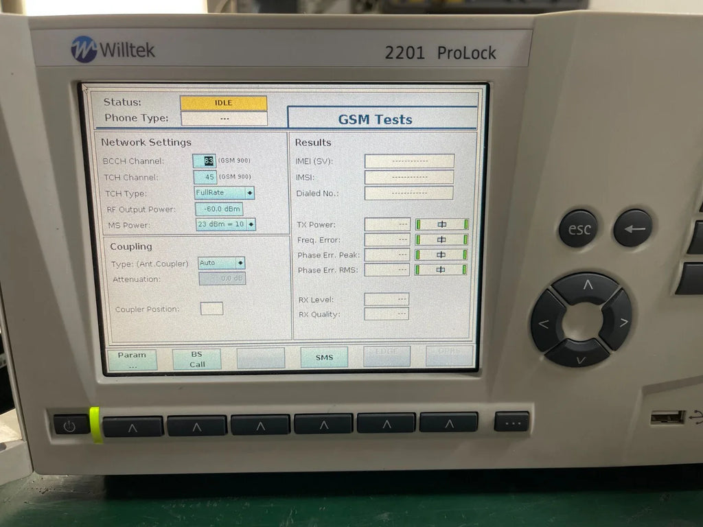 Willtek 2201 ProLock 2G Cellular Test Set for Network Analysis - ZYYKZ Test Equipment