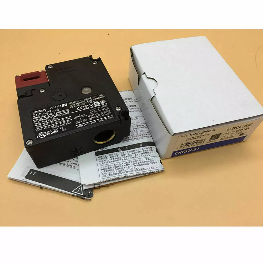OMRON D4NL-2DFG-B Guard Lock Safety Door Switch - Industrial Safety Interlock - ZYYKZ Test Equipment