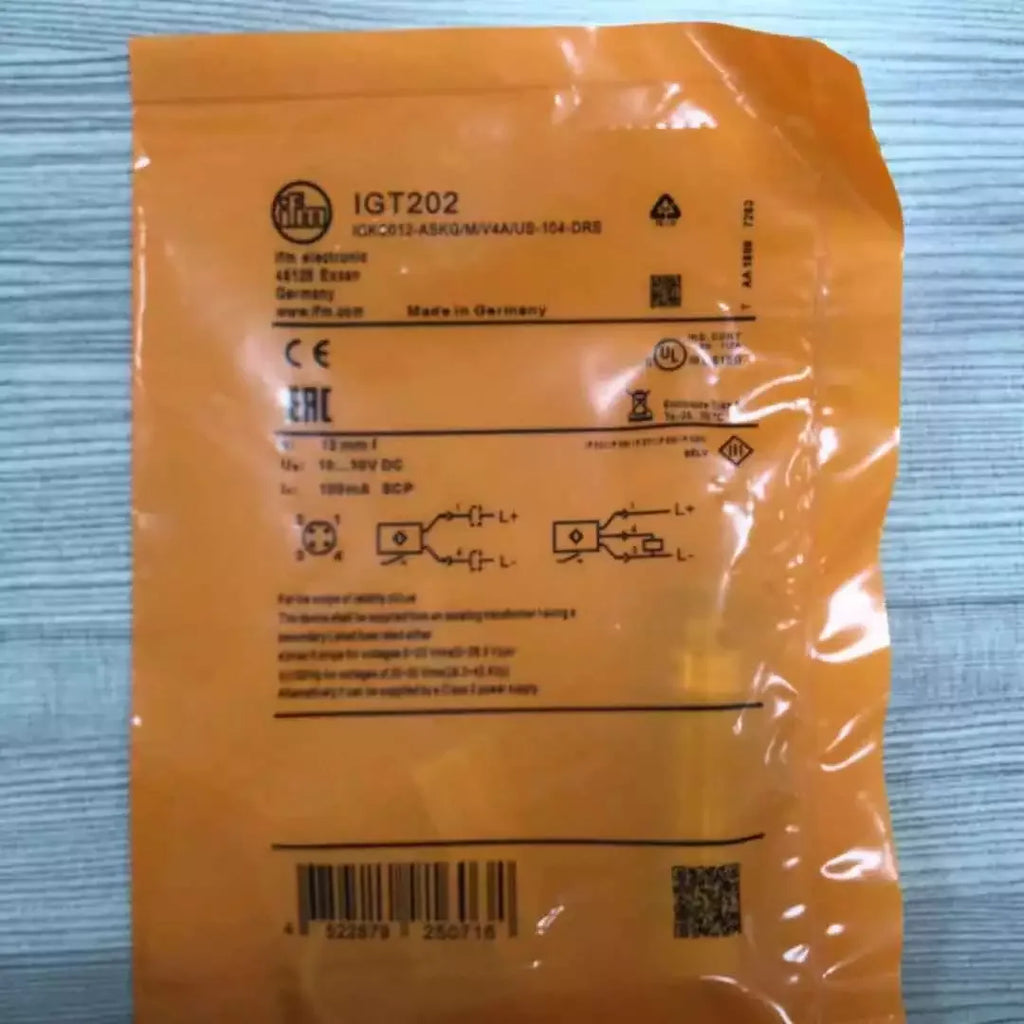 IFM IGT202 Inductive Proximity Sensor - High Precision Switch - ZYYKZ Test Equipment