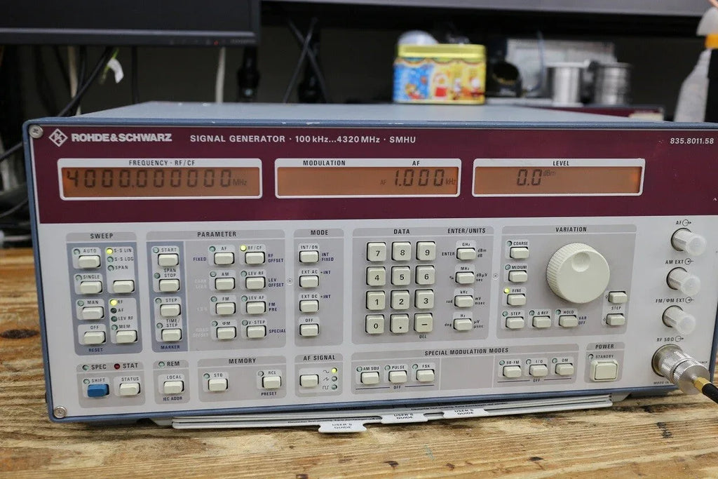 Rohde & Schwarz SMHU High-Precision RF Signal Generator - ZYYKZ Test Equipment