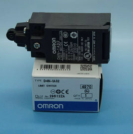OMRON D4N-1A32 Industrial Limit Switch - Heavy Duty, New - ZYYKZ Test Equipment
