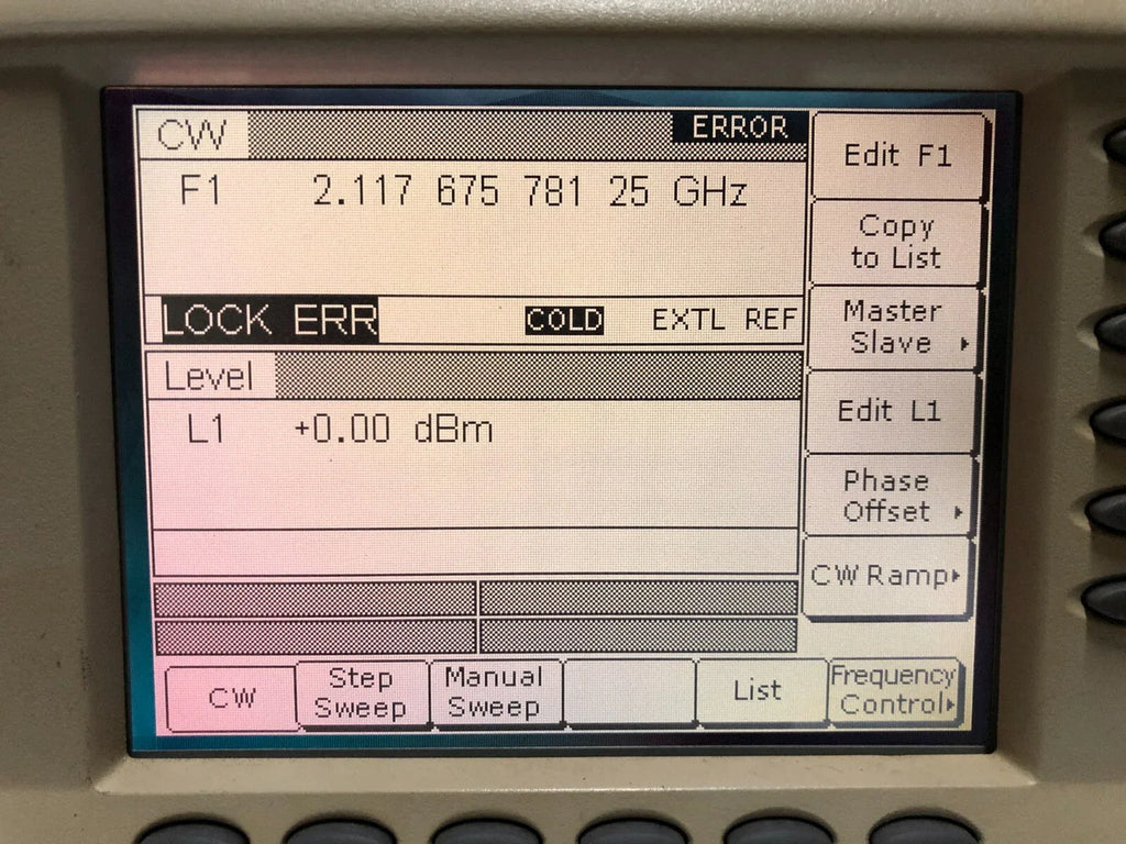 Anritsu Continuous Wave (CW) Signal Generator 10 MHz to 20 GHz - ZYYKZ Test Equipment