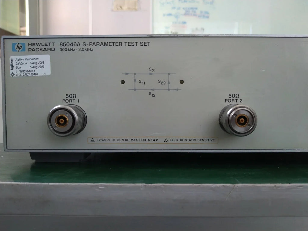 HP Agilent 85046A S-Parameter Test Set 300 kHz - 3 GHz - ZYYKZ Test Equipment