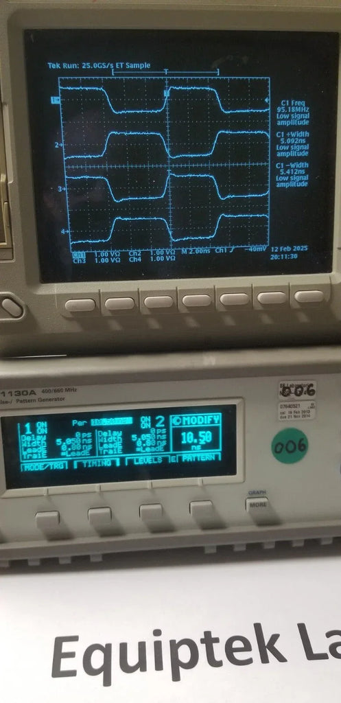 Agilent 400 MHz Dual Channel Pulse Generator - ZYYKZ Test Equipment