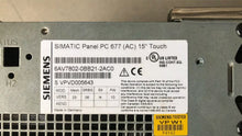 Load image into Gallery viewer, Siemens PC677 Industrial Control Panel 6AV7802-0BB21-2AC0 - Used