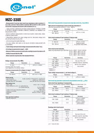 Sonel MZC-330S High-Current Loop Impedance Meter - 750V, 0.01Ω Resolution, 300A TRMS