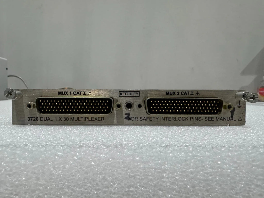 Keithley 3720 Dual 1x30 Multiplexer Card for Precision Switching - ZYYKZ Test Equipment