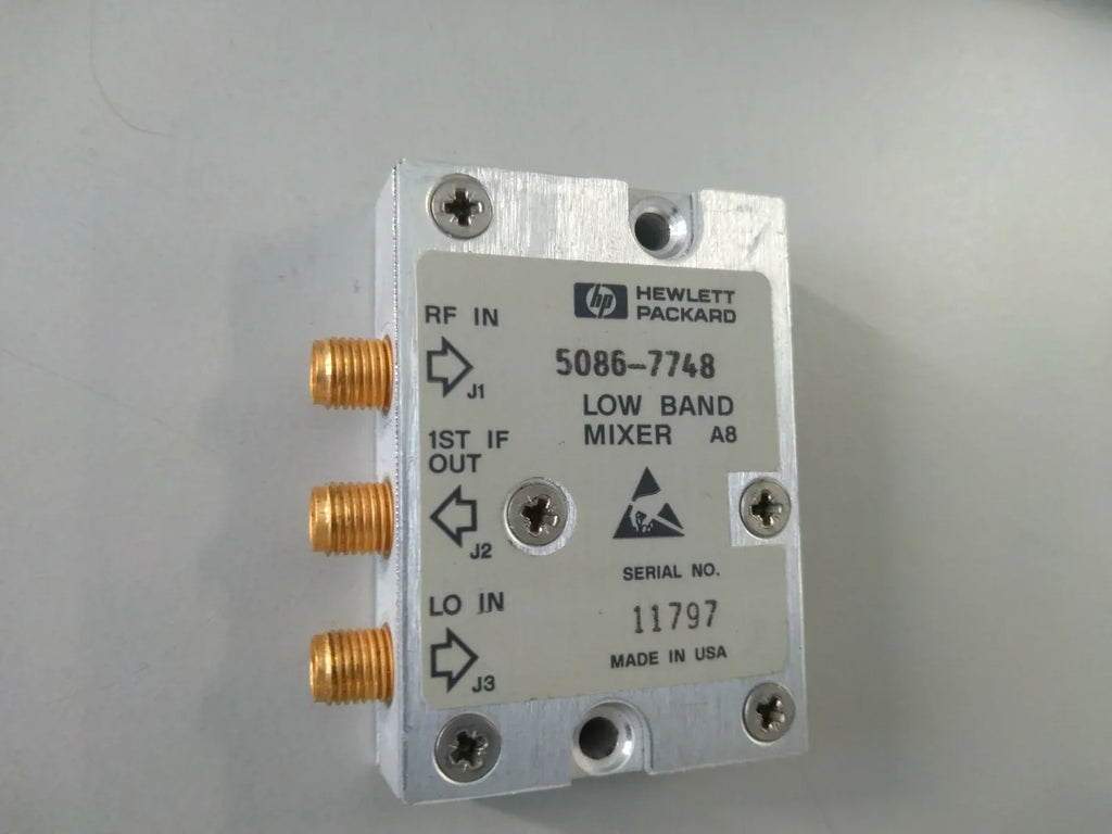 Agilent 5086-7748 Low Band Microwave Mixer, 0.5-2 GHz - ZYYKZ Test Equipment