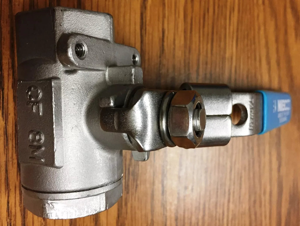 NIBCO NL94Q78 T580S6R66LL ¾” Stainless Steel Threaded Ball Locking Lever, 2PC - ZYYKZ Test Equipment