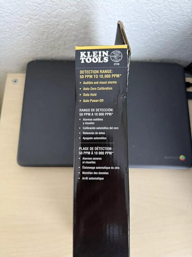 Klein Tools ET120 Combustible Gas Leak Detector with Audible Alert - ZYYKZ Test Equipment