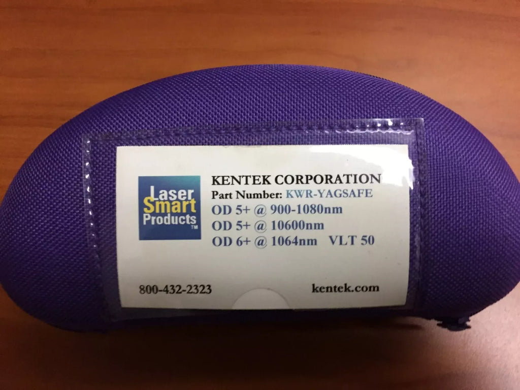 Kentek KWR-YAGSAFE Laser Safety Glasses for YAG Laser Protection - ZYYKZ Test Equipment