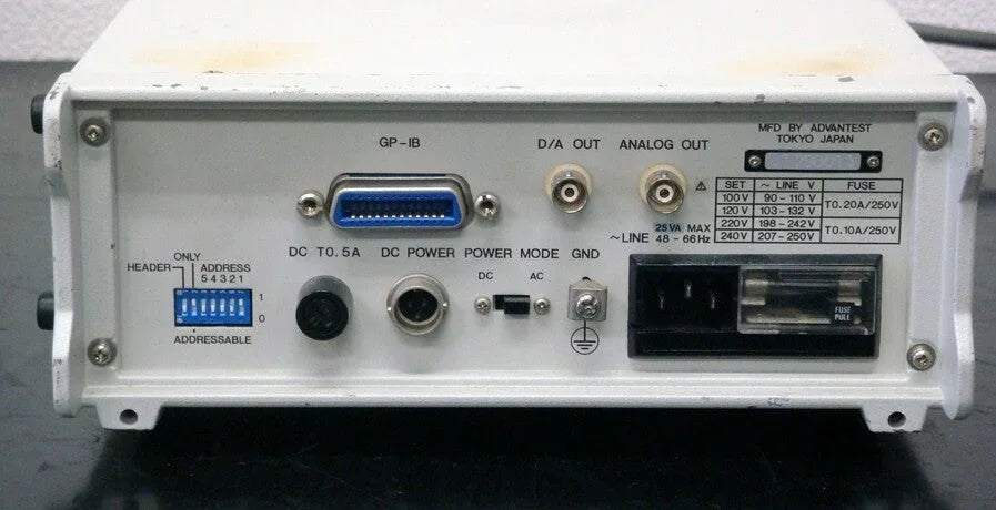 ADVANTEST Q8214A Optical Power Meter - High Precision Fiber Optic Tester - ZYYKZ Test Equipment