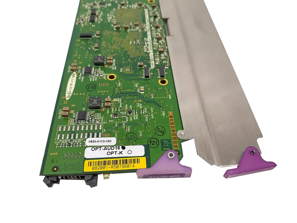 Miranda XVP-1801-FS HD/SD Frame Synchronizer & ARC with XVP-1801-110-3DRP Rear Panel - ZYYKZ Test Equipment