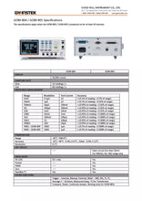 Load image into Gallery viewer, GW Instek GOM-805 DC Milli-Ohm Meter - 50,000 Counts Dry Circuit