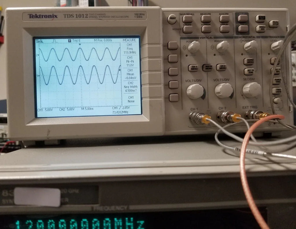 Tektronix TDS1012 100MHz 2-Channel Digital Storage Oscilloscope - ZYYKZ Test Equipment