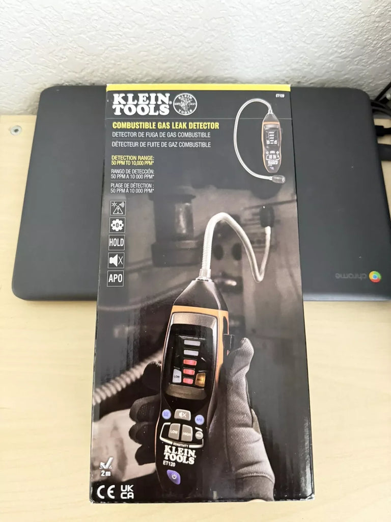 Klein Tools ET120 Combustible Gas Leak Detector with Audible Alert - ZYYKZ Test Equipment