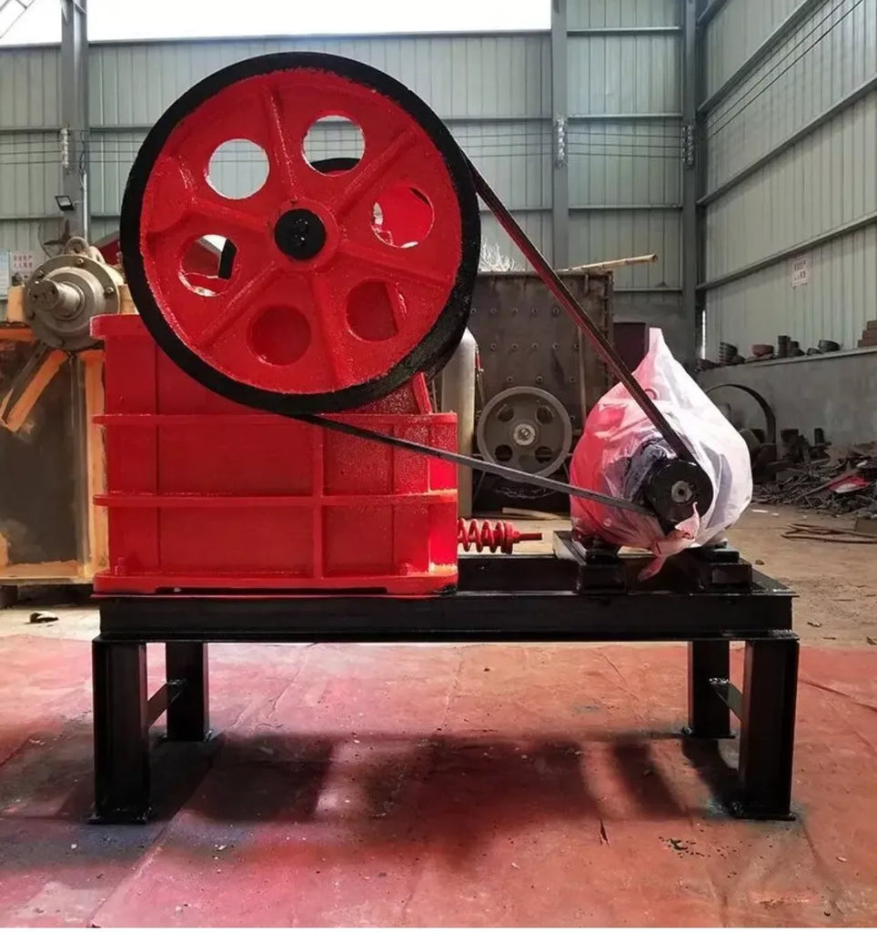 Mini Mobile Jaw Crusher Machine with Base Frame for Stone Crushing - ZYYKZ Test Equipment
