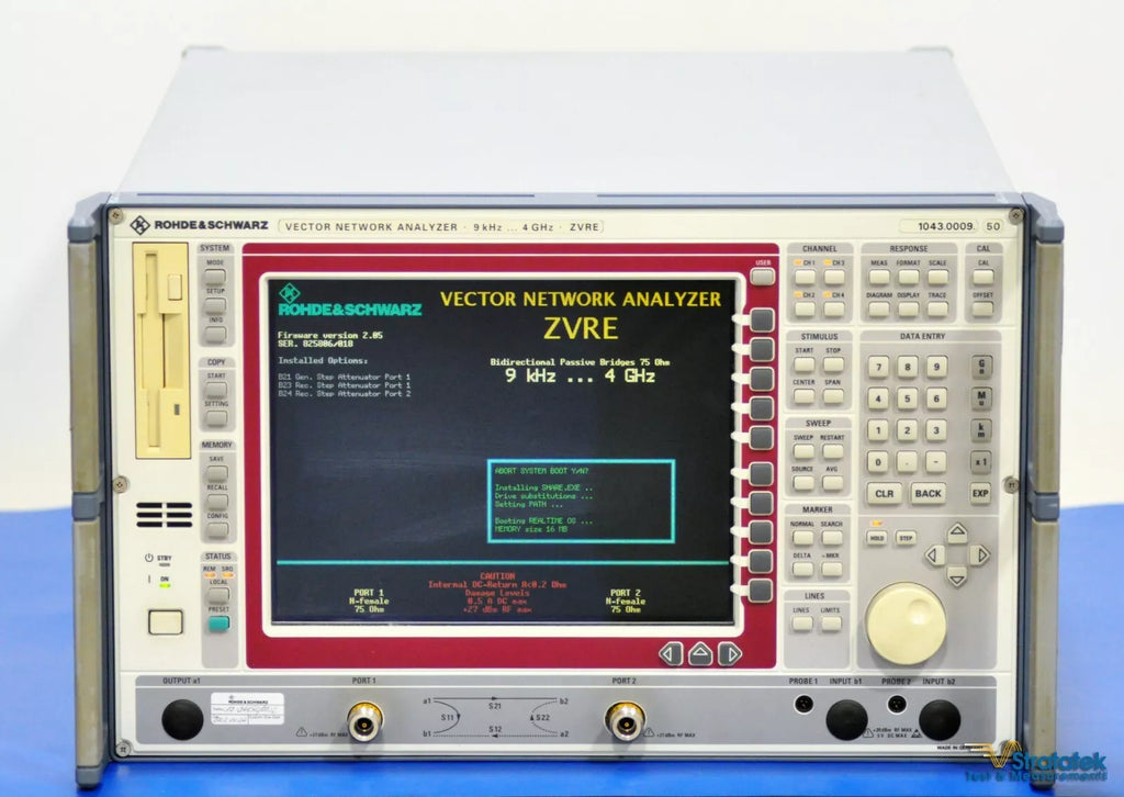 Rohde & Schwarz ZVRE Vector Network Analyzer 9kHz - 4GHz 75Ω