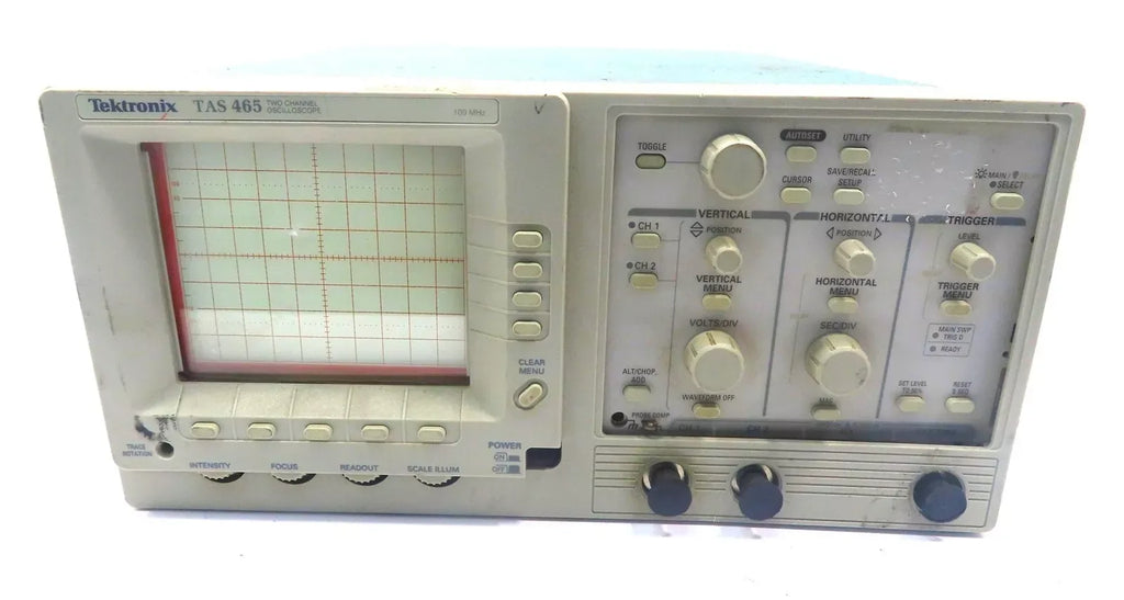 Tektronix TAS465 2-Channel 100MHz Digital Oscilloscope - ZYYKZ Test Equipment