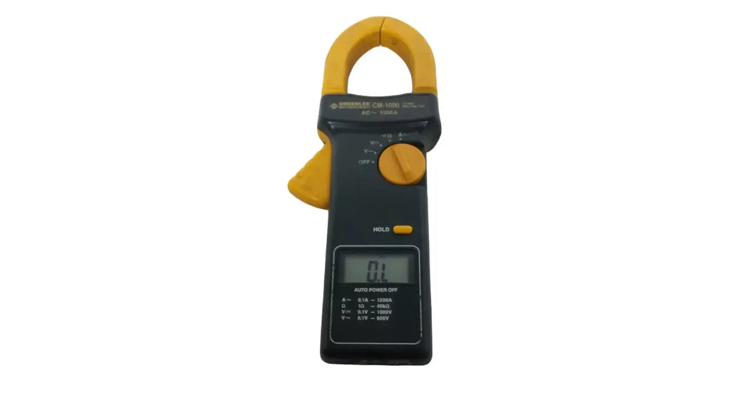 Greenlee CM-1000 AC1200A Clamp Multimeter - High Current Measurement - ZYYKZ Test Equipment