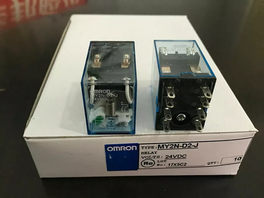 OMRON MY2N-D2-J 24VDC General Purpose Relay - 10 Pack - ZYYKZ Test Equipment