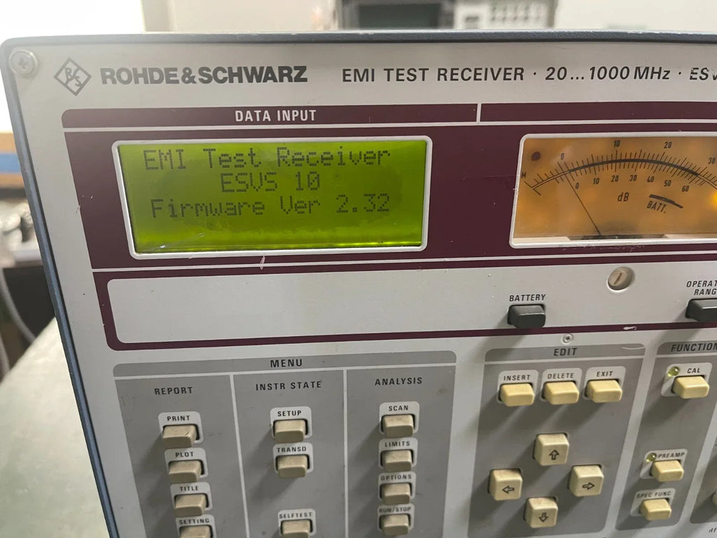 Rohde & Schwarz ESVS10 EMI Test Receiver 20 MHz to 1000 MHz - ZYYKZ Test Equipment