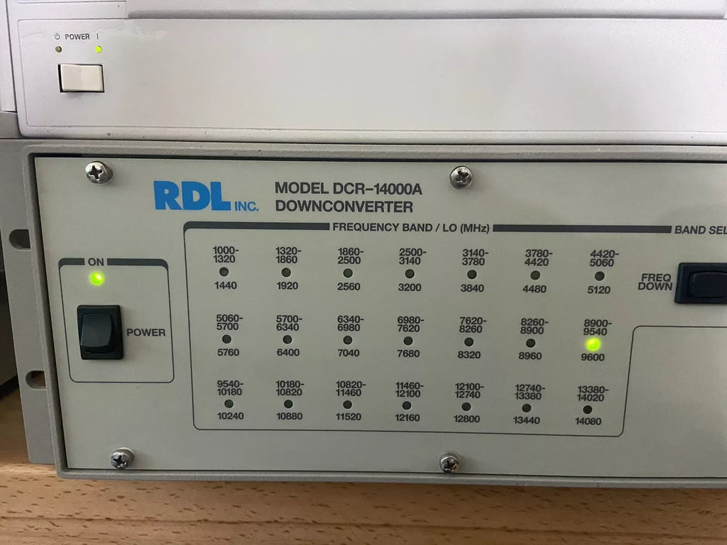 Aeroflex RDL DCR-14000A Downconverter 14 GHz Ultra Low Phase Noise - ZYYKZ Test Equipment