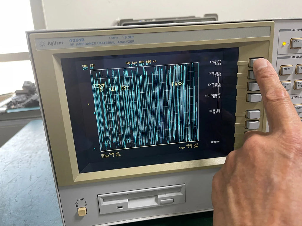 Agilent 4291B RF Impedance and Material Analyzer, 1MHz - 1.8GHz, Option 002 - ZYYKZ Test Equipment